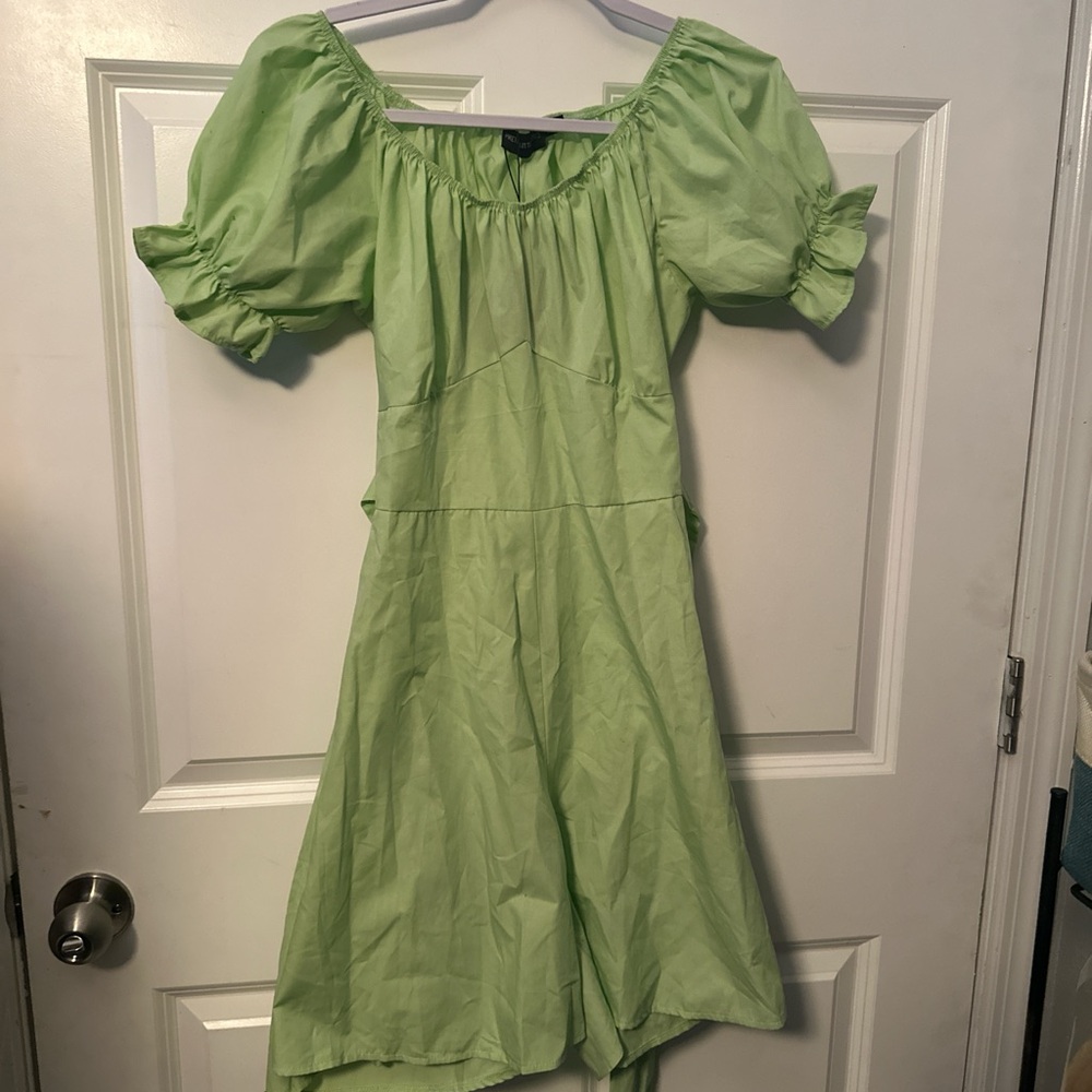 LIME GREEN ROMPER